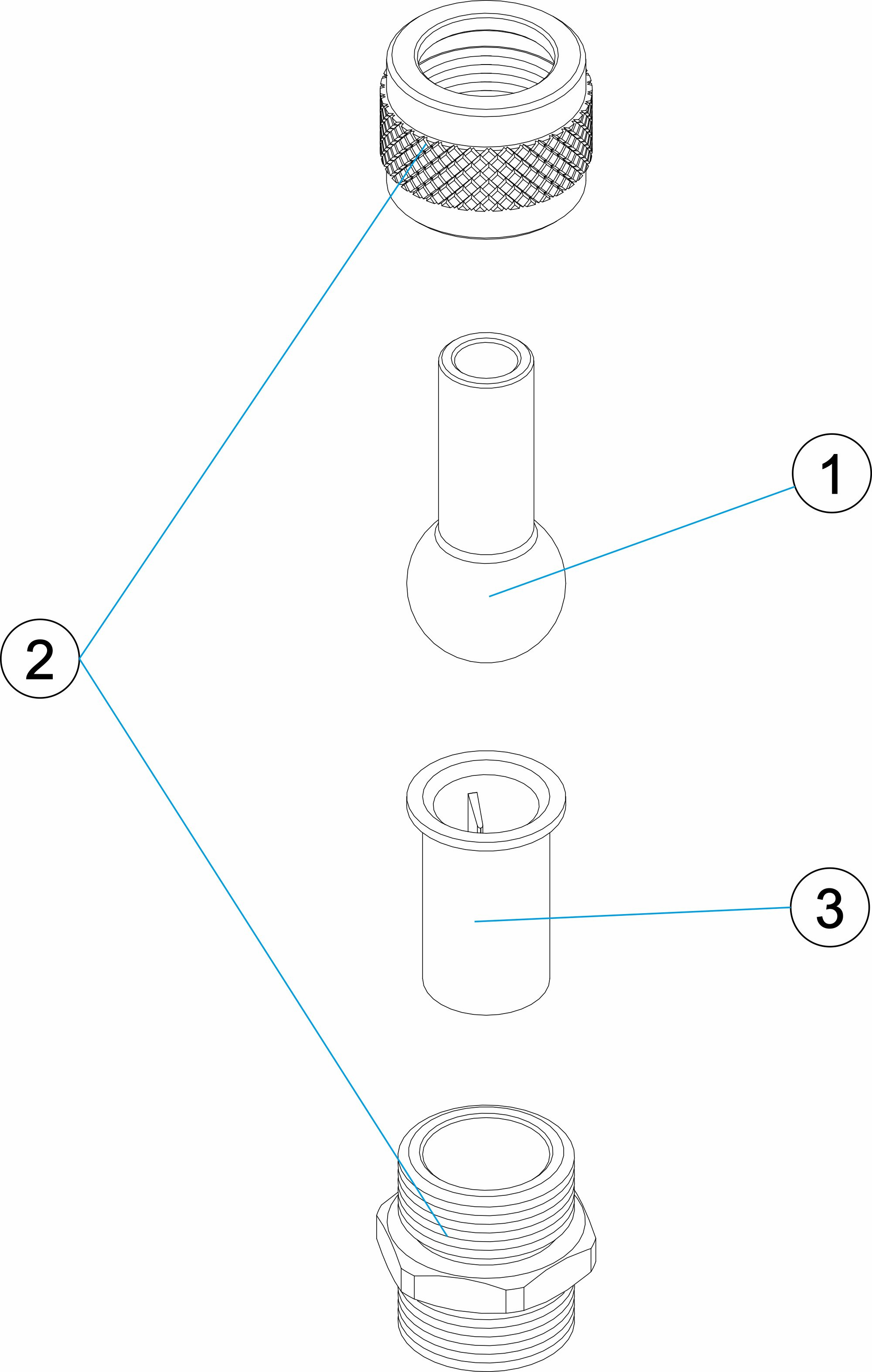 Pièces détachées pour Buse lance Ø 4, Ø 6, Ø 8 et Ø 10