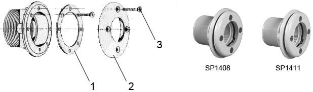 Pièces détachées pour Buse Orientable liner 1'1-2