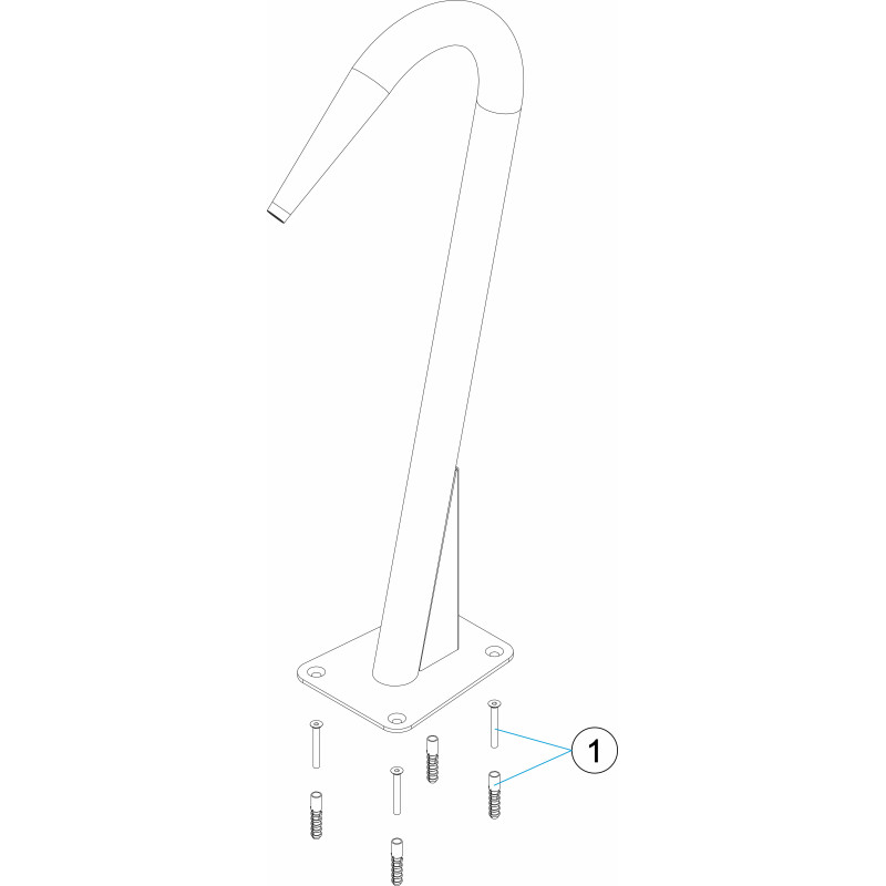 Pièces détachées pour Canon à eau résidentiel à bouche plate