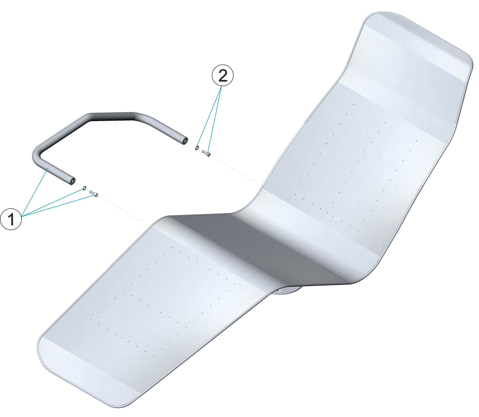 Pièces détachées pour Chaise longue hydromassage 1450 pour colonne