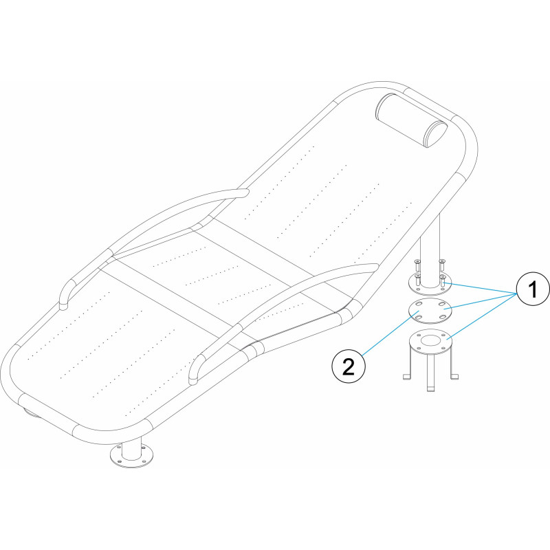 Pièces détachées pour Chaise longue hydromassage