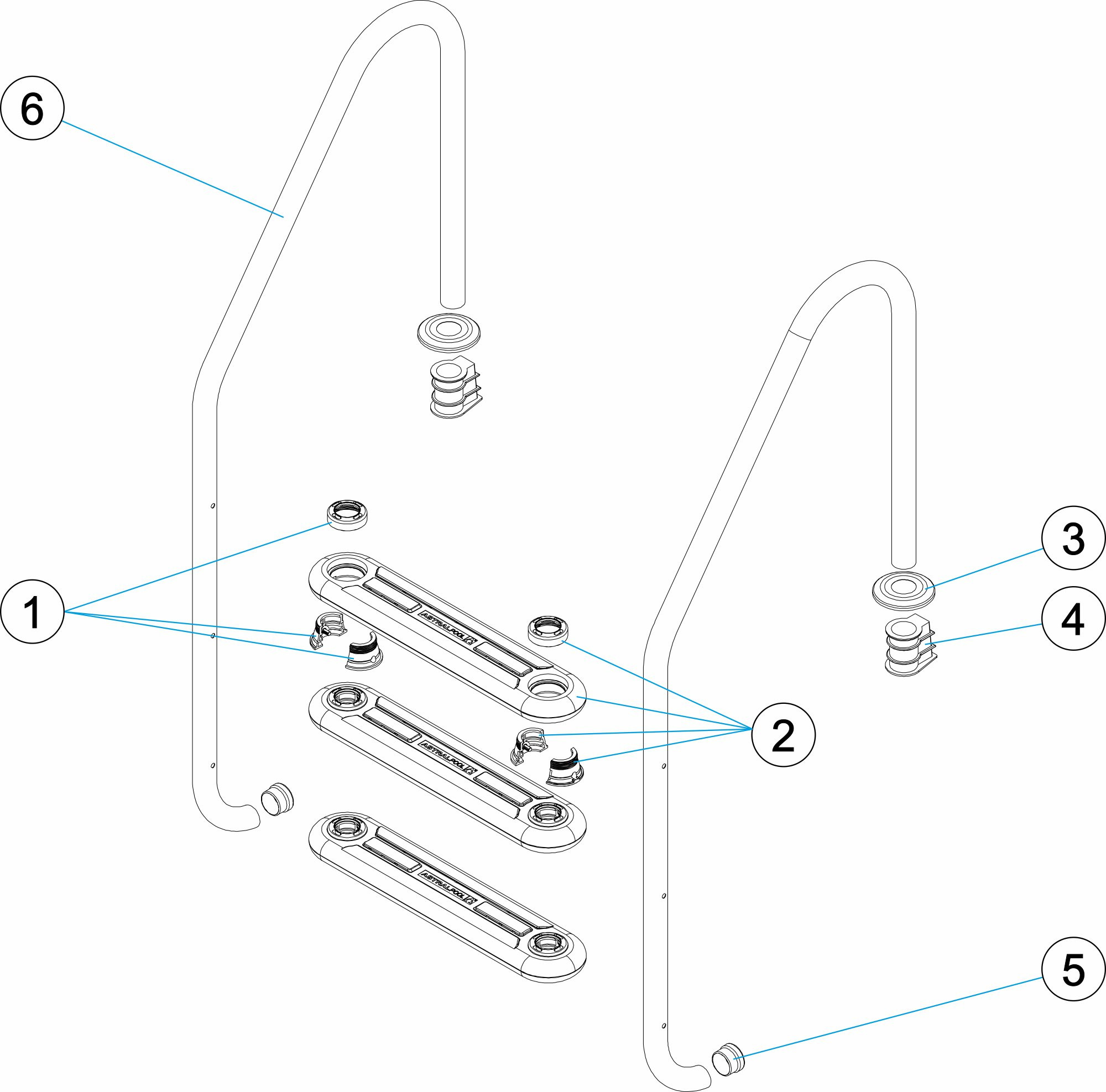 Pièces détachées pour Échelle standard KOMFY
