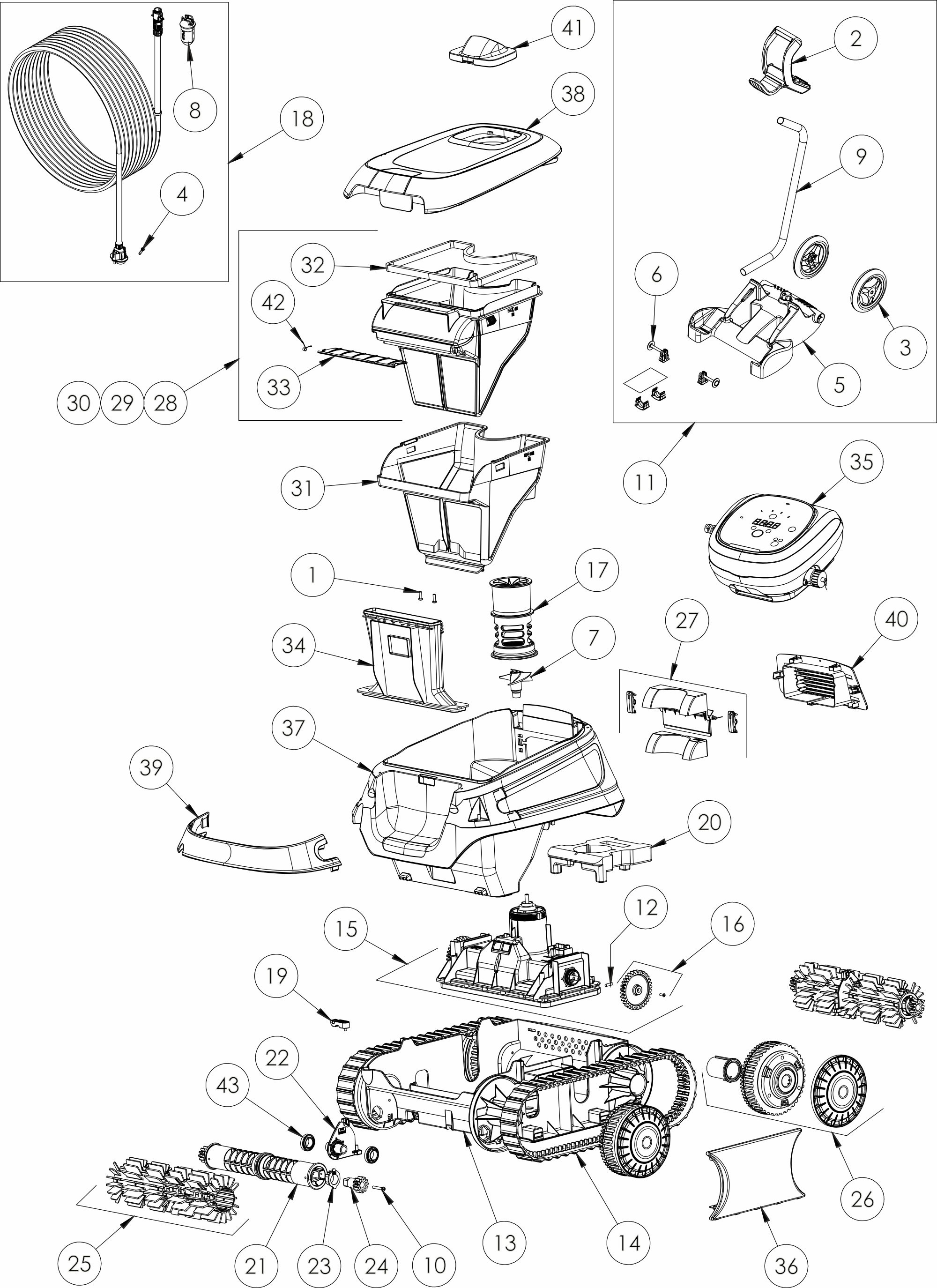 Pièces détachées pour Robot CNX
