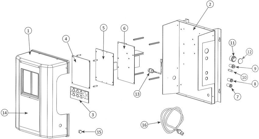 Pièces détachées pour Electrolyseur SYSTEME 7 SEL. Stérilor SEL