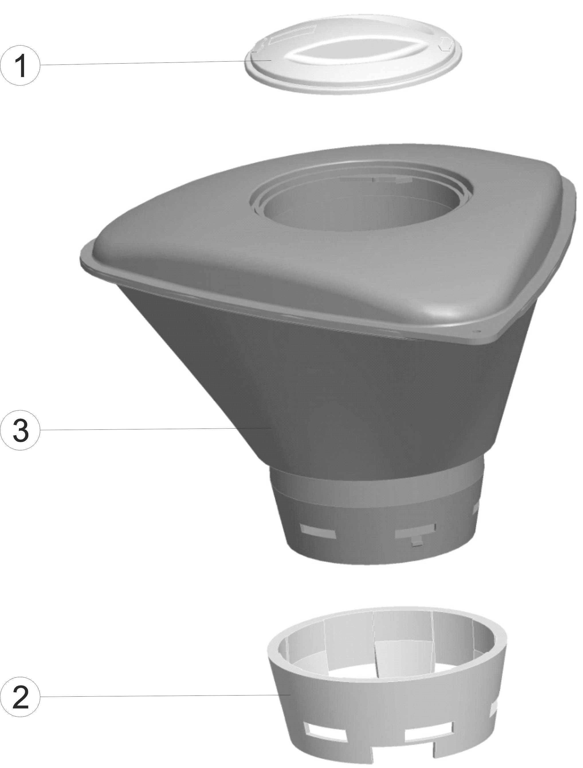 Pièces détachées pour Diffuseur flottant de chlore