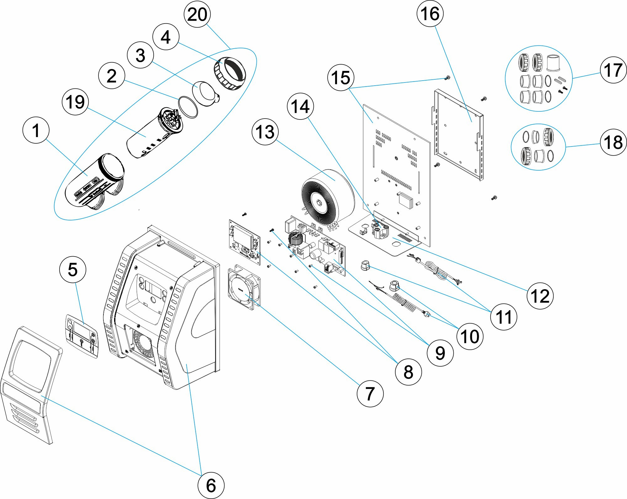 Pièces détachées pour Electrolyseur E-SERIES CTX