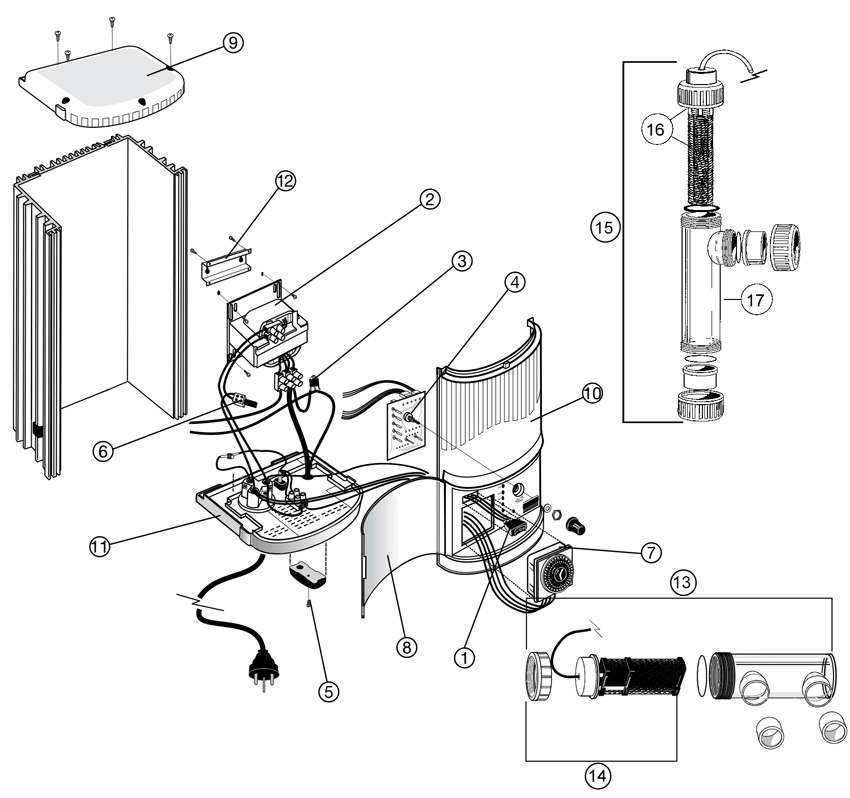 Pièces détachées pour Electrolyseur ELECTROCHLOR