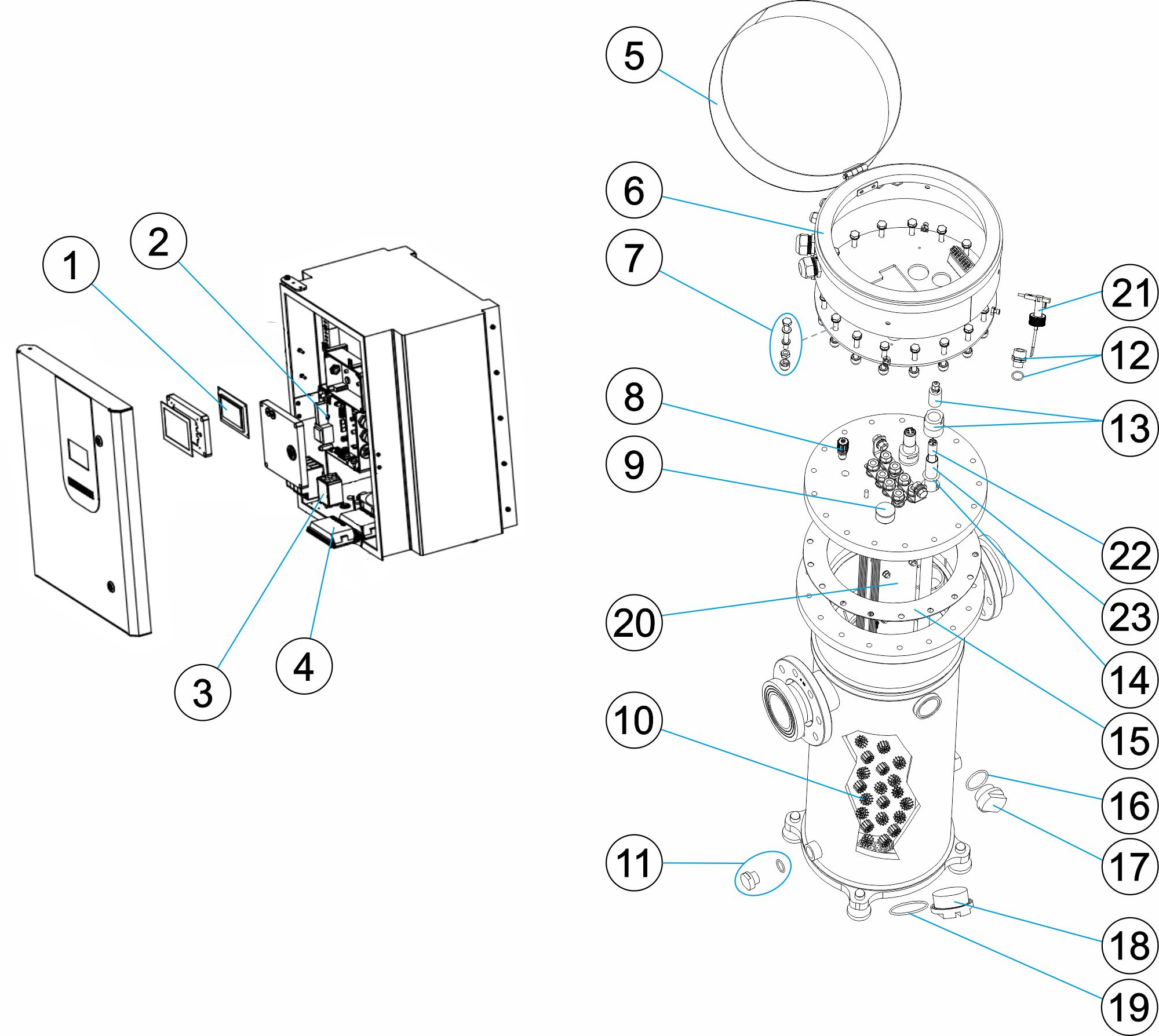 Pièces détachées pour Electrolyseur FREEPOOL