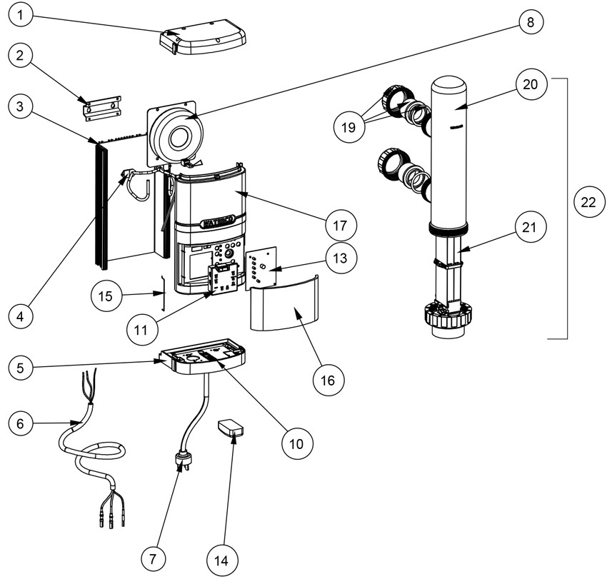 Pièces détachées pour Electrolyseur HYDROCLOR