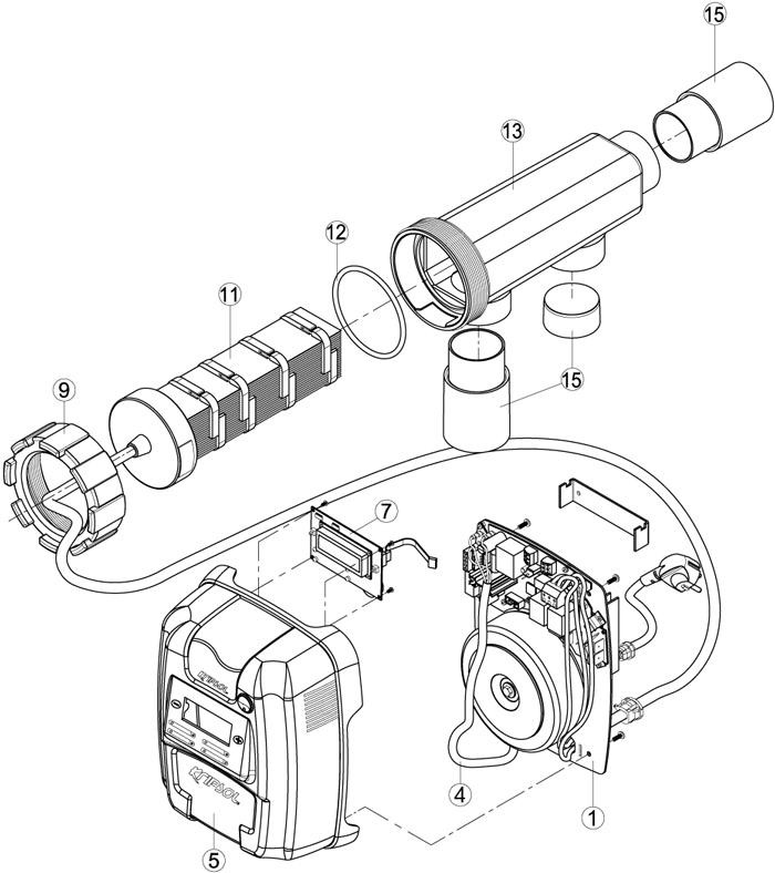 Pièces détachées pour Electrolyseur KLS 50/100