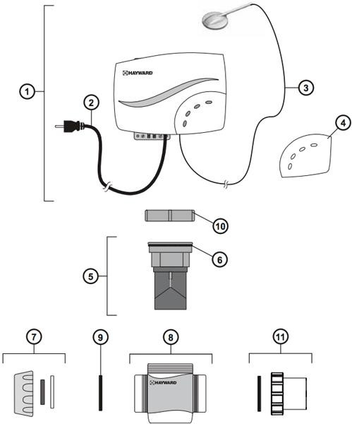 Pièces détachées pour Electrolyseur SALT & SWIM