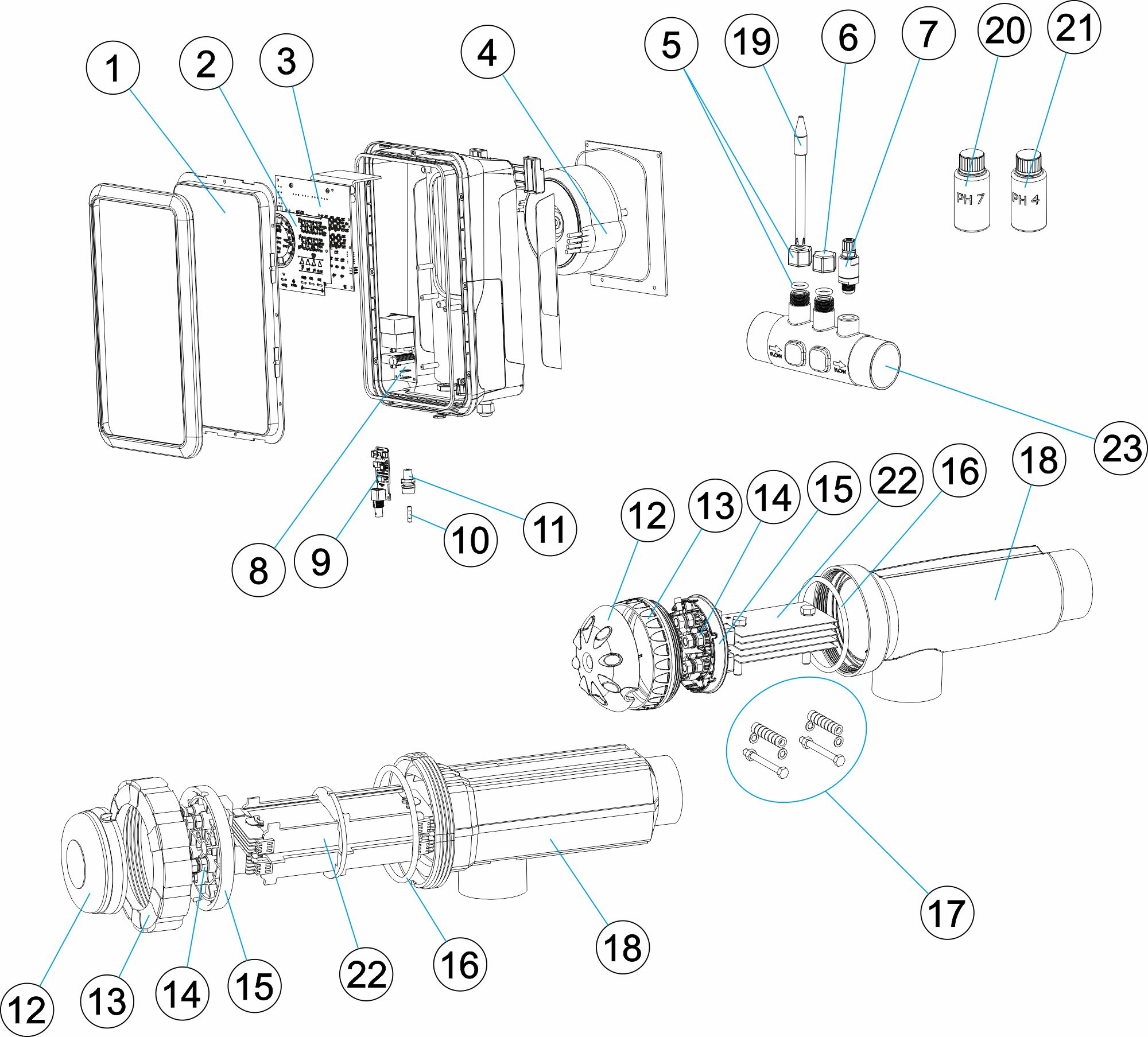 Pièces détachées pour Electrolyseur SMART NEXT