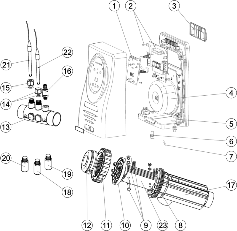 Pièces détachées pour Electrolyseur SPRINT CHLORE (V2)