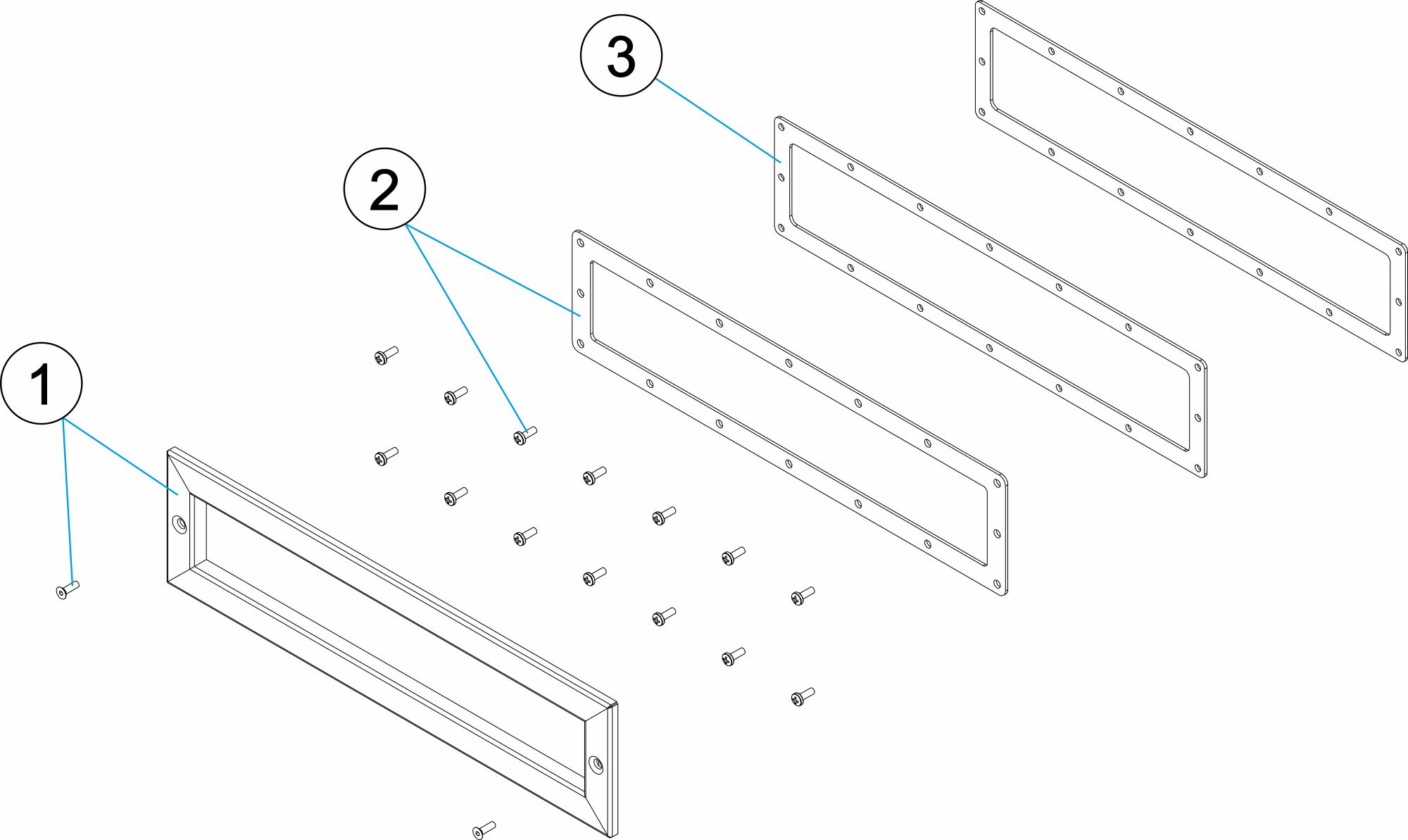 Pièces détachées pour Enjoliveur skimmer grande meurtière INOX