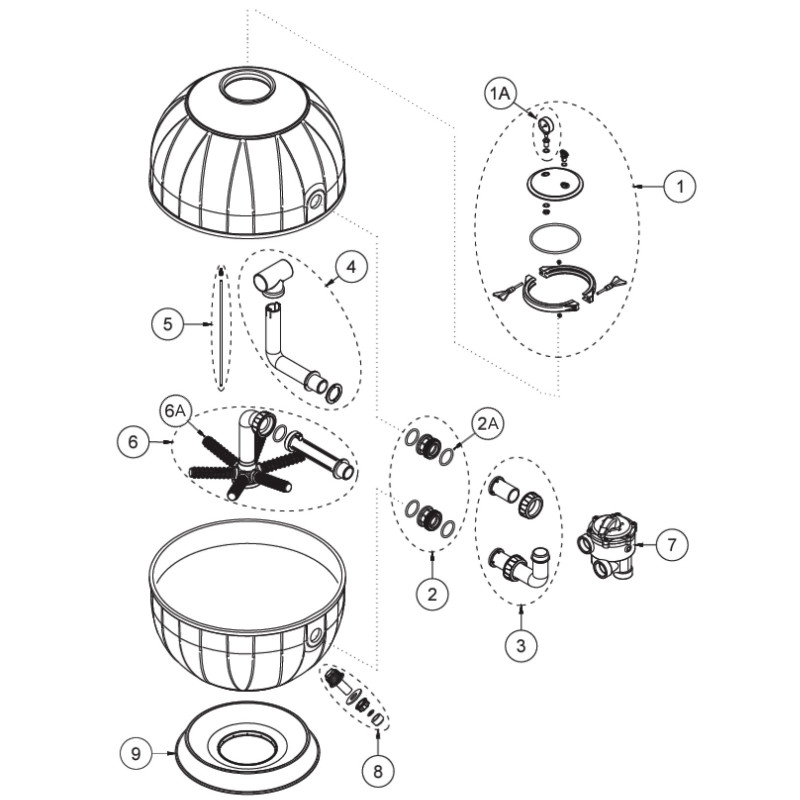 Pièces détachées pour Filtre AQUARIUS SIDE