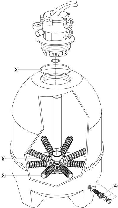 Pièces détachées pour Filtre BALEAR Top