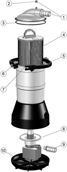 Pièces détachées pour Filtre à cartouche Basic Welfiltre