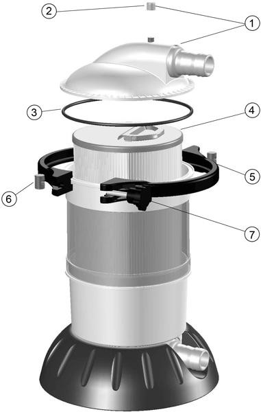 Pièces détachées pour Filtre à cartouche Cuve Welfiltre