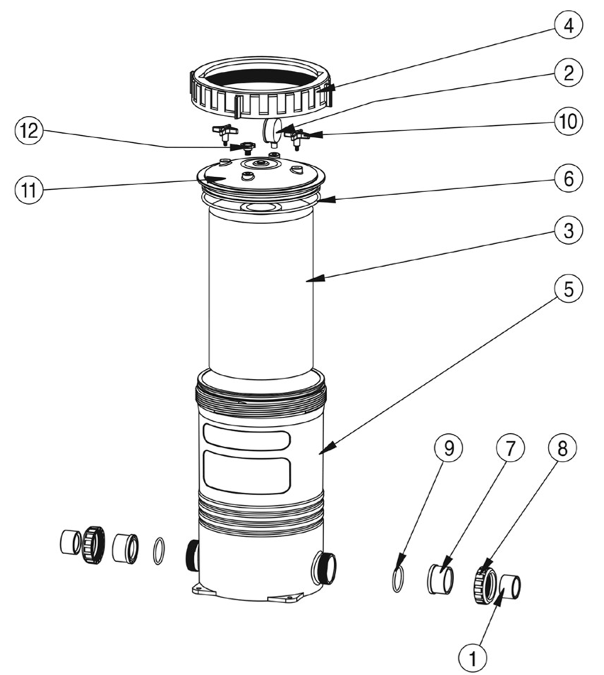 Pièces détachées pour Filtre à cartouche OPAL