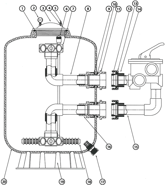 Pièces détachées pour Filtre GALATIC Side