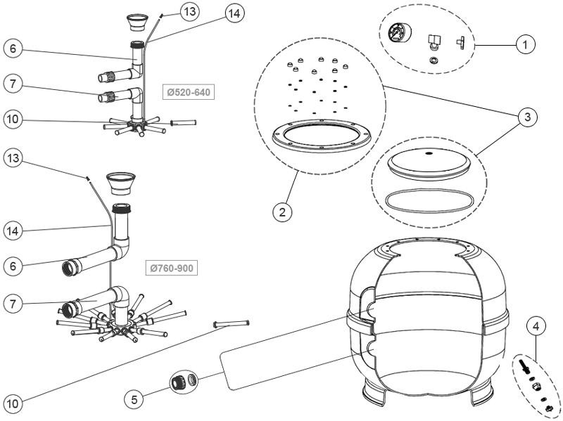 Pièces détachées pour Filtre Laminé Side (2008)