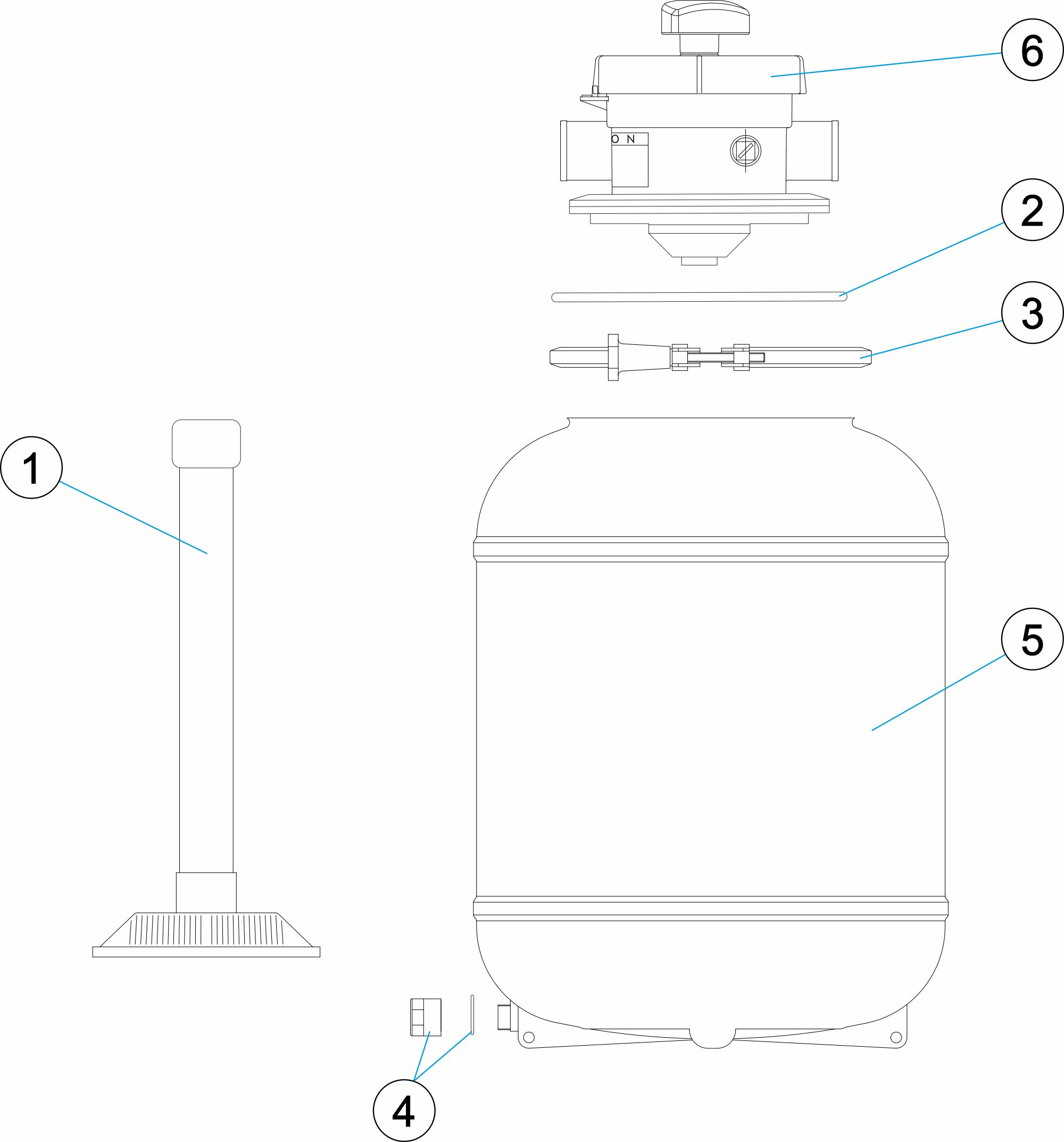 Pièces détachées pour Filtre TOP Ø 300