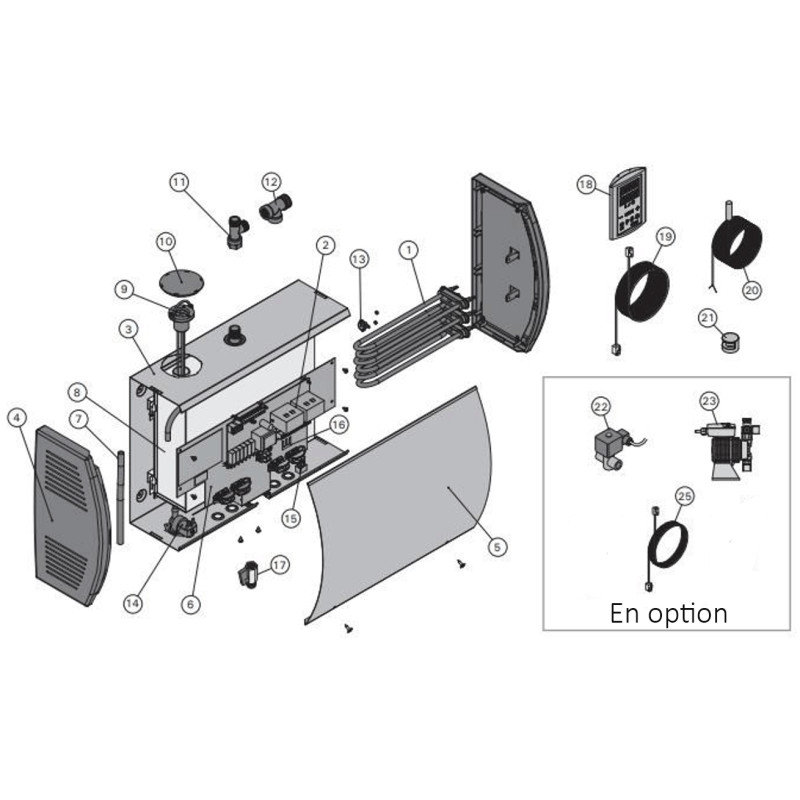 Pièces détachées pour Générateur de vapeur HGS