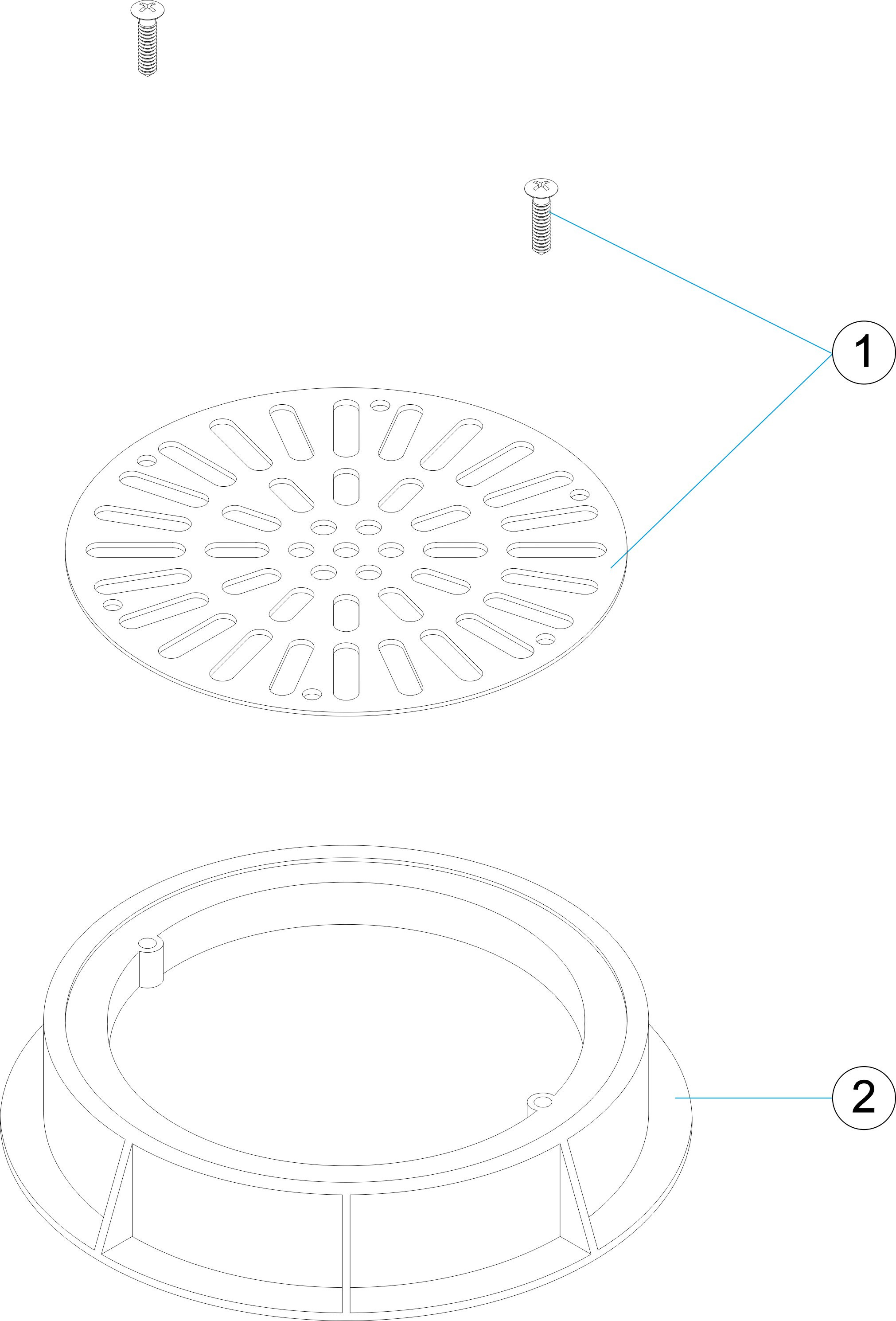 Pièces détachées pour Grille d'écoulement inox