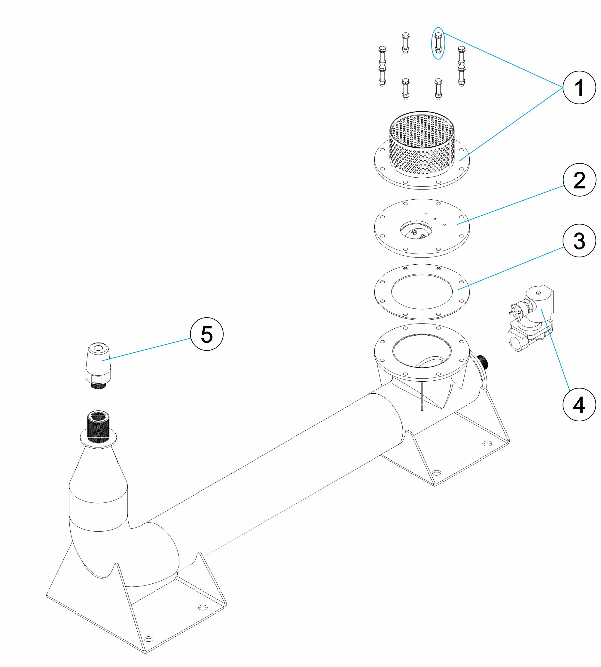 Pièces détachées pour Jet d'impulsion horizontal ROCKET JET