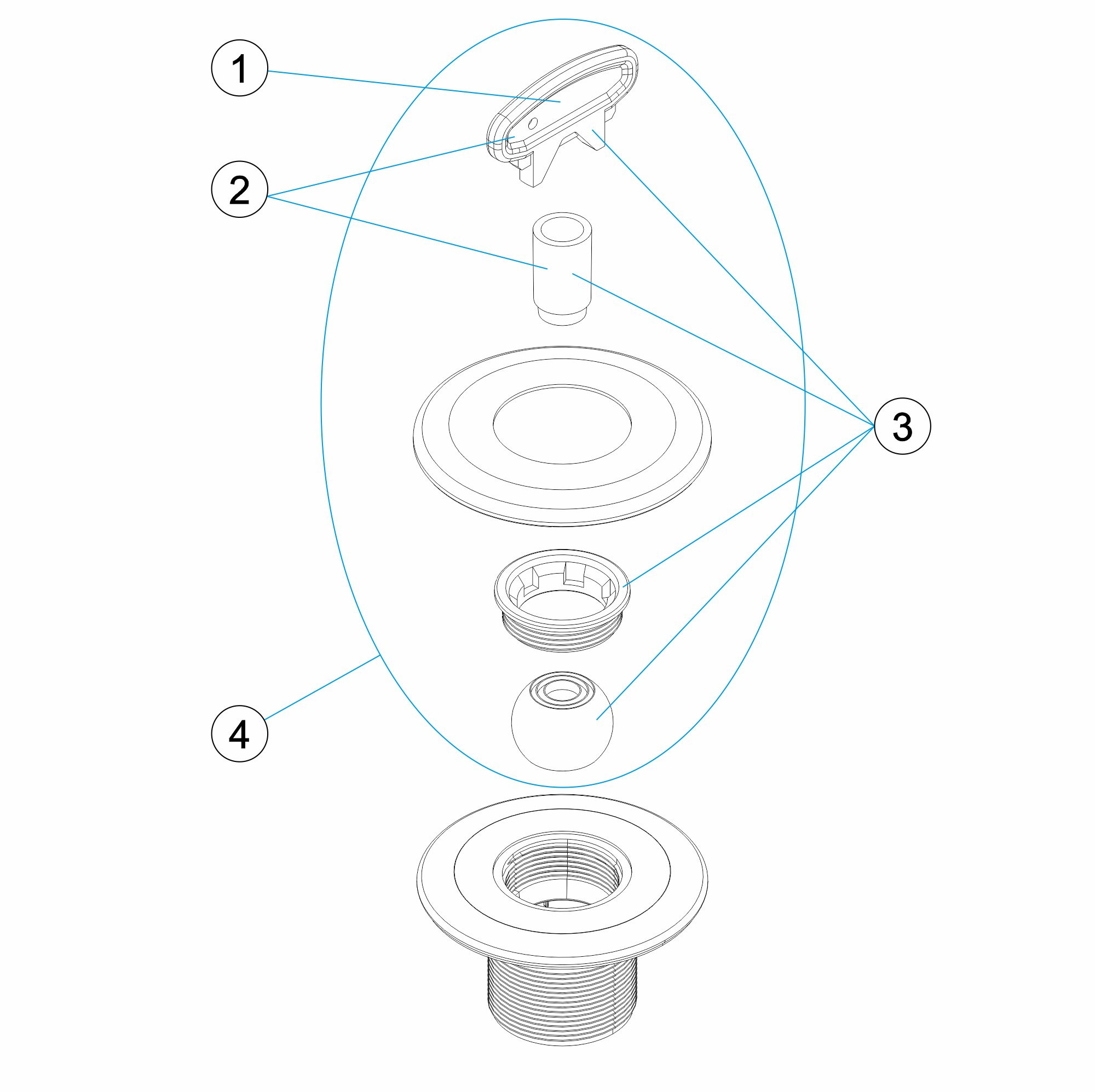 Pièces détachées pour Kit enjoliveur de refoulement MULTIFLOW