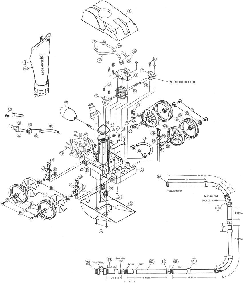 Pièces détachées pour Robot LEGEND II