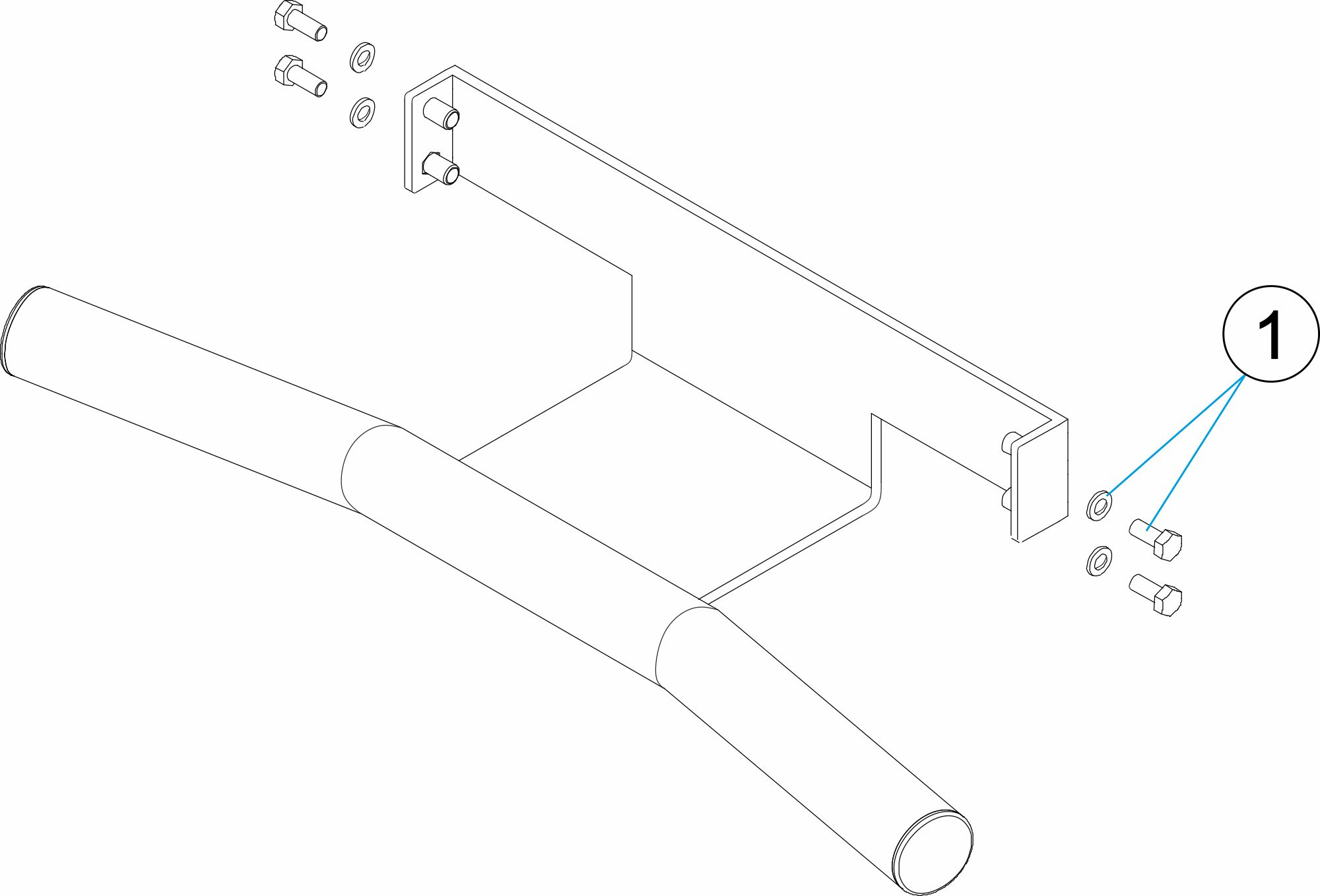 Pièces détachées pour Main courante + vis