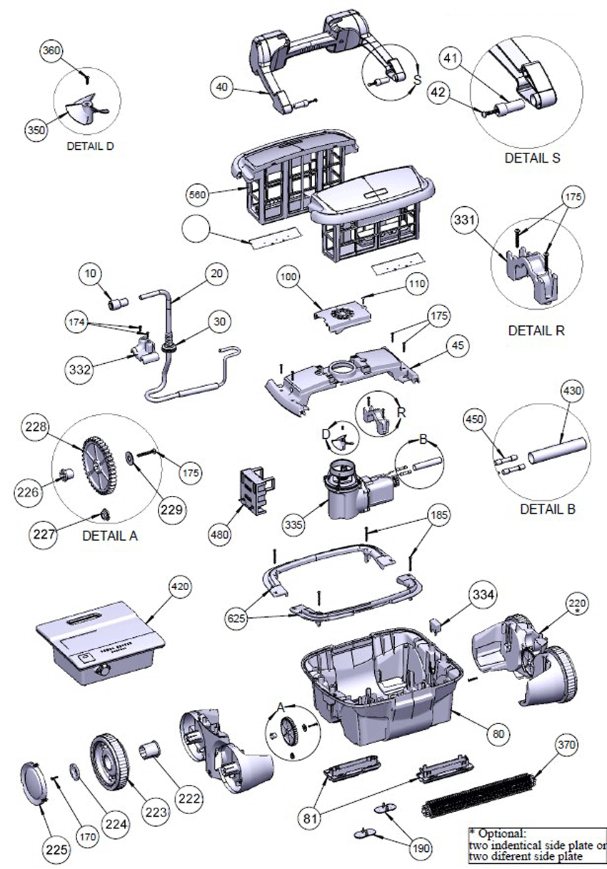 Pièces détachées pour Robot Max 3 +