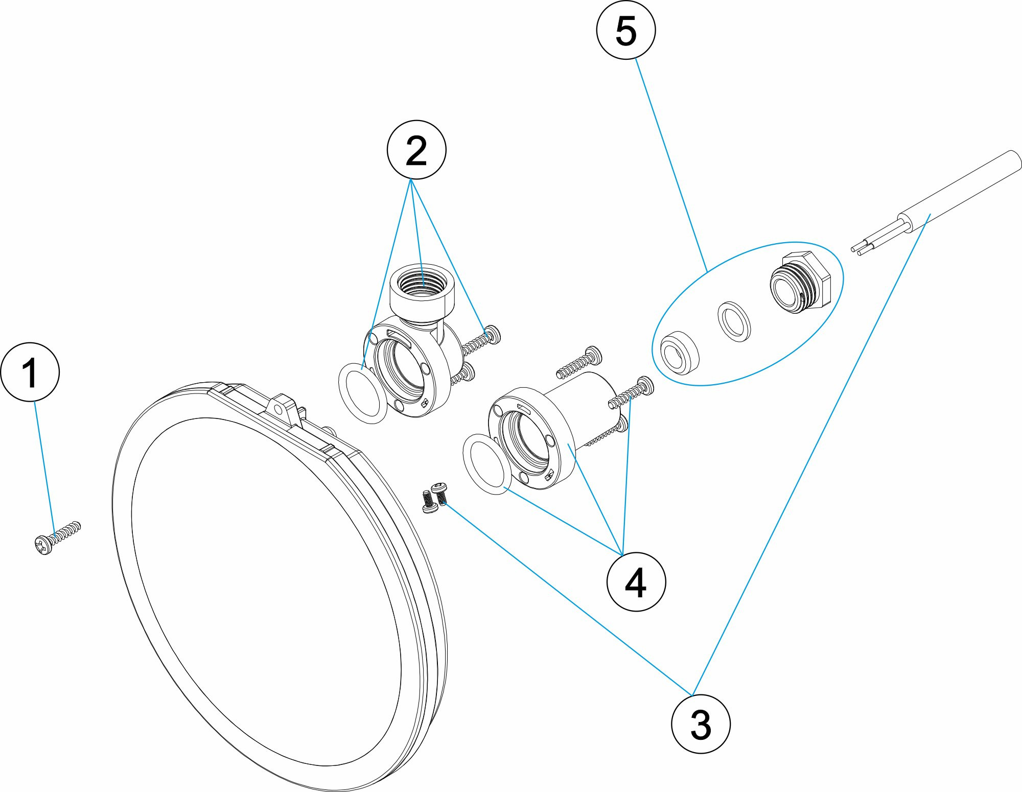 Pièces détachées pour Optique FLEXI v1-12vac