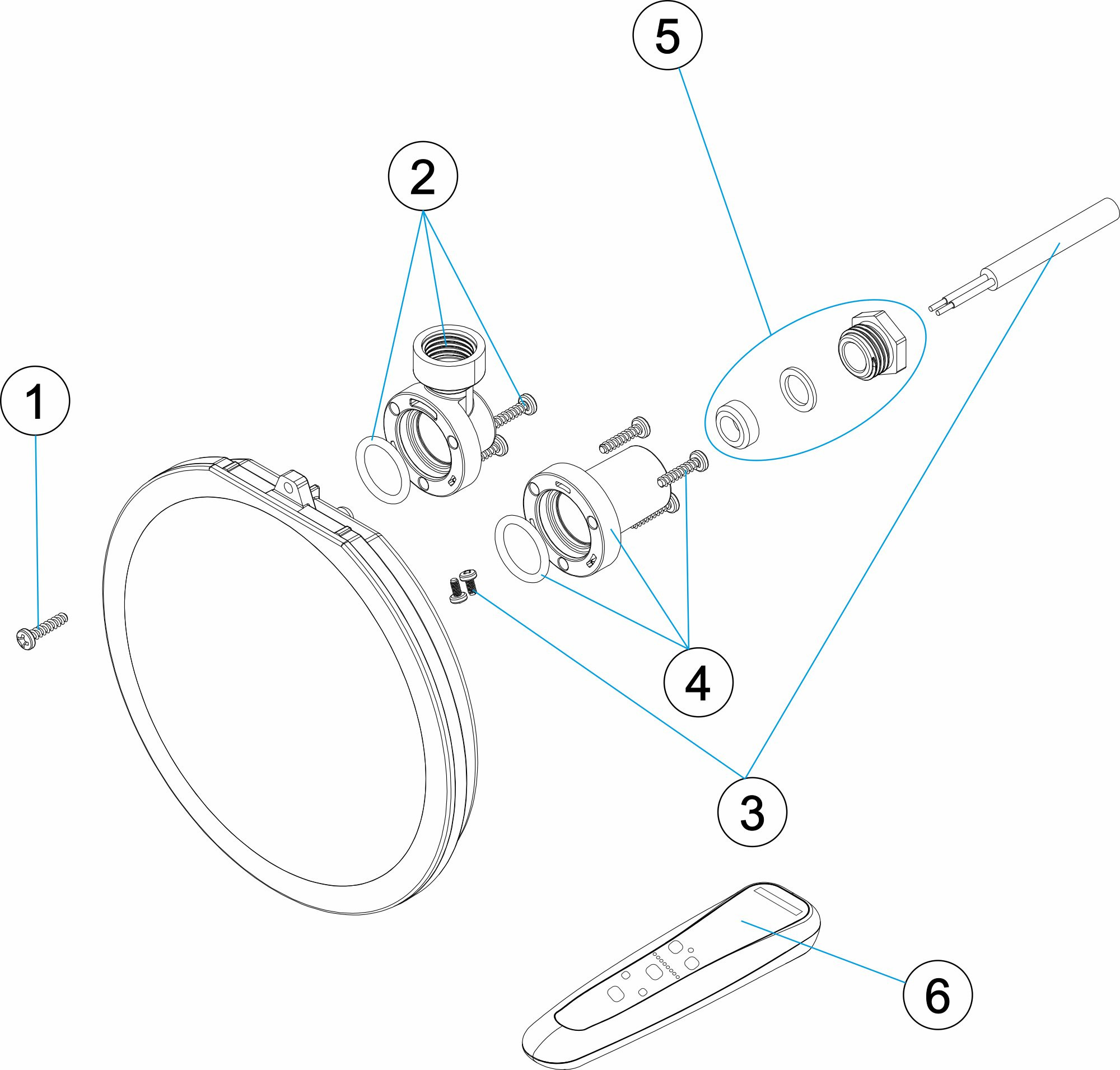 Pièces détachées pour Optique FLEXI v1 WIR K-1