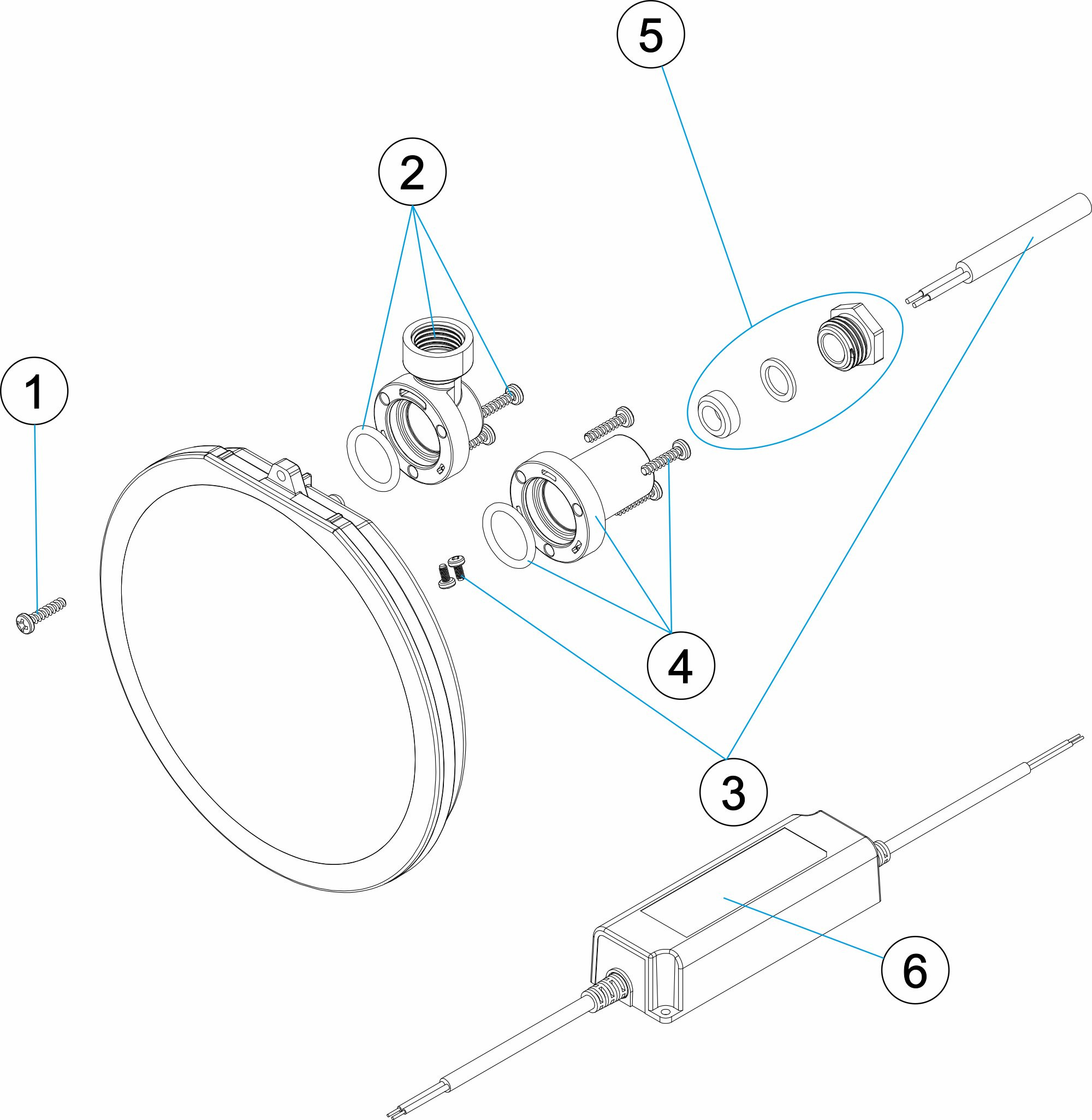 Pièces détachées pour Optique FLEXI v2-24vdc