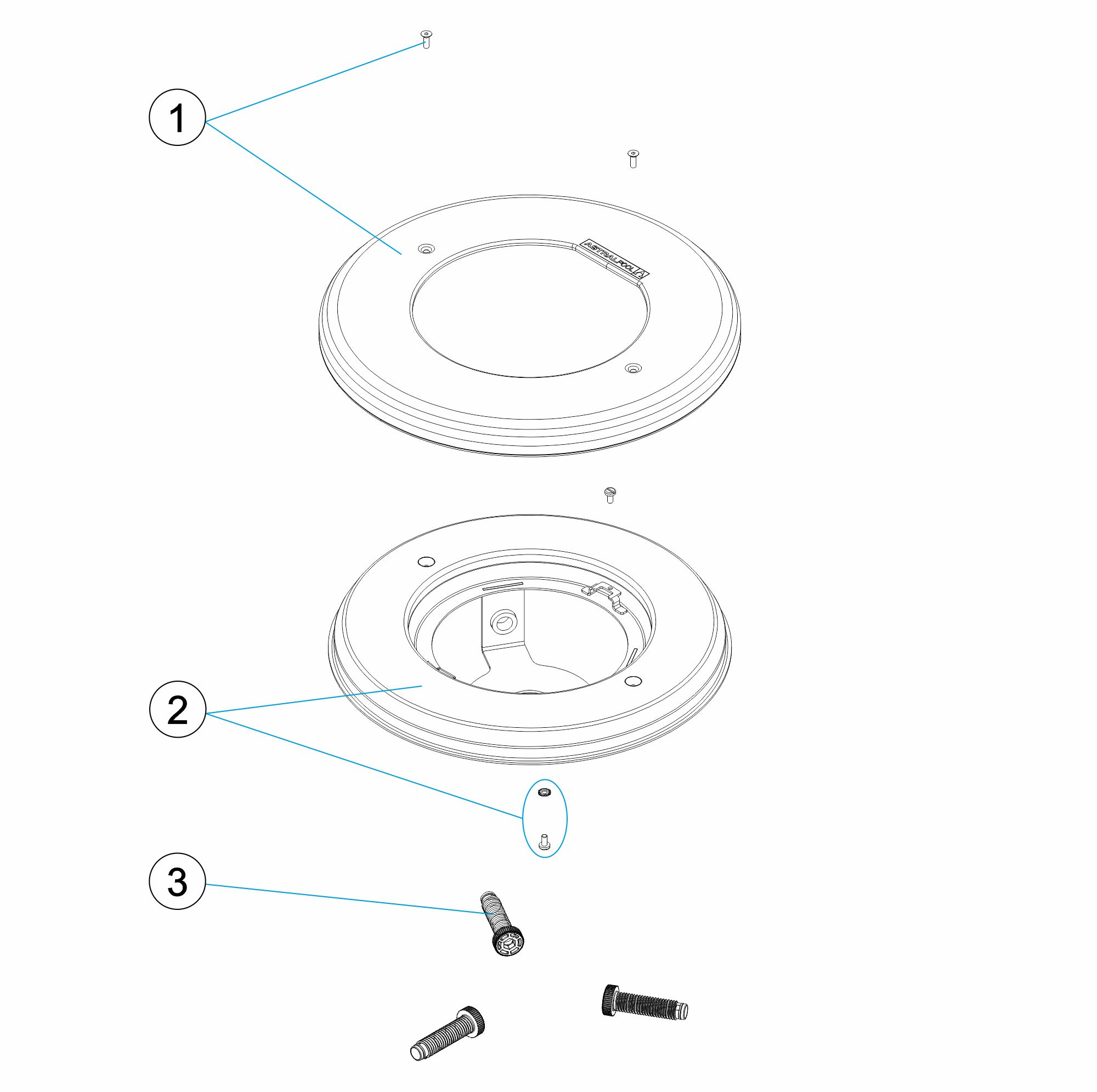 Pièces détachées pour Optique FLEXINICHE INOX