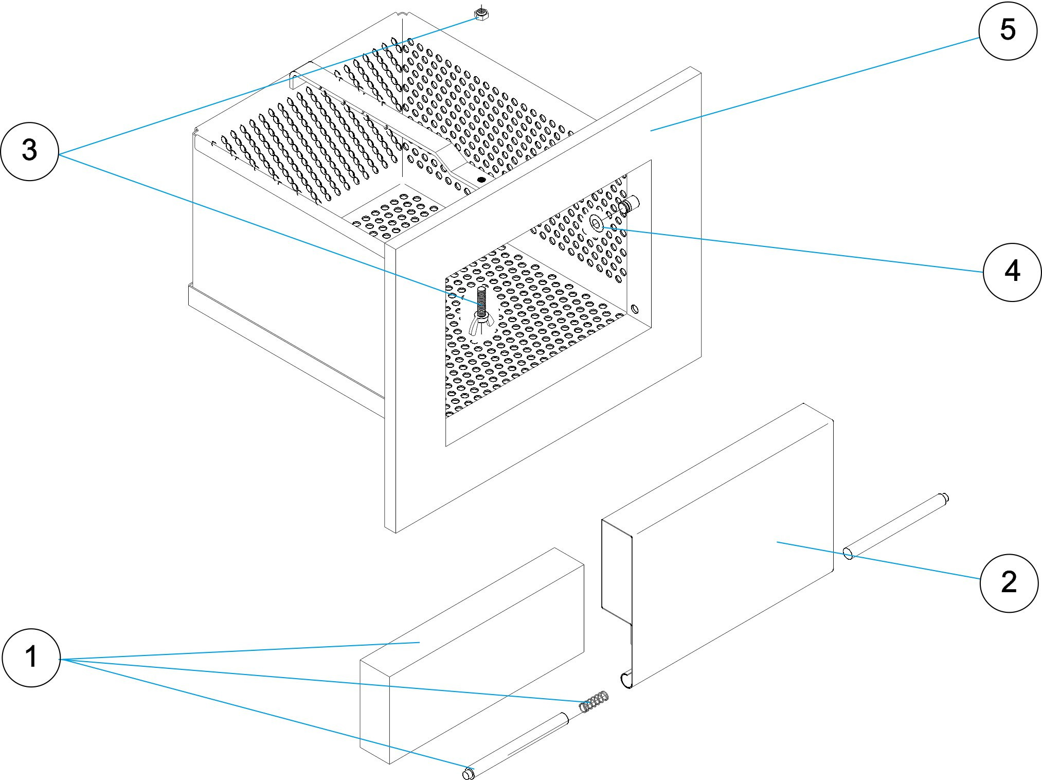 Pièces détachées pour Panier de skimmer A-201, 202, 203