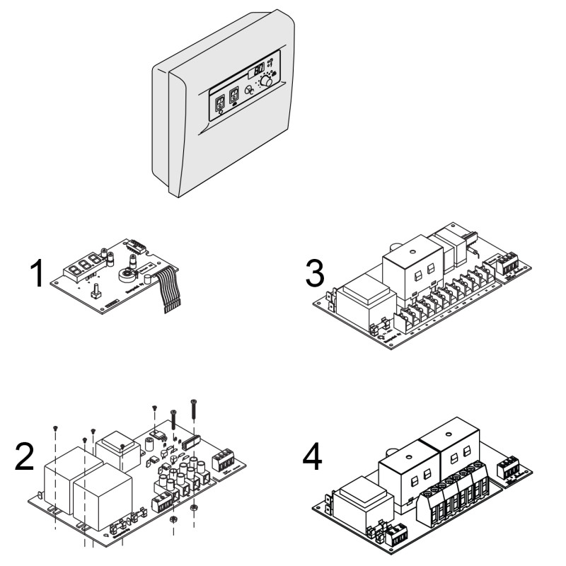 Pièces détachées pour Panneau de commande C80, C90, C150