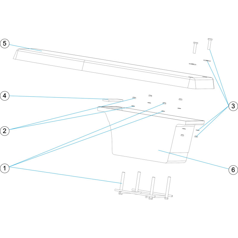 Pièces détachées pour Planche DYNAMIC sans rampe