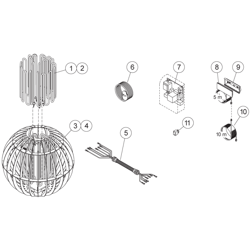 Pièces détachées pour Poêle GLOBE