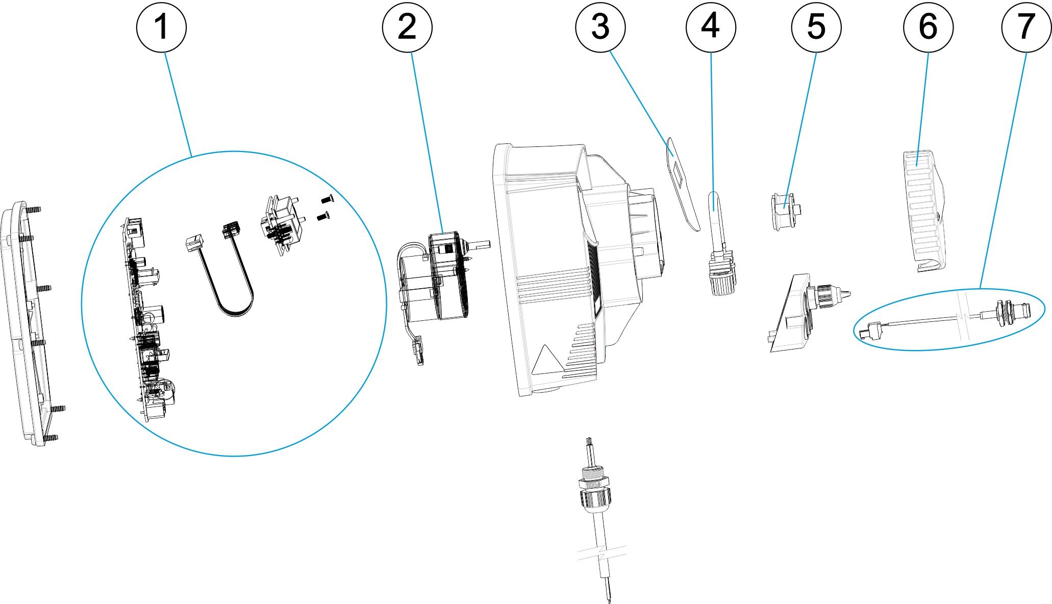 Pièces détachées pour Pompe doseuse CONTROL BASIC NEXT