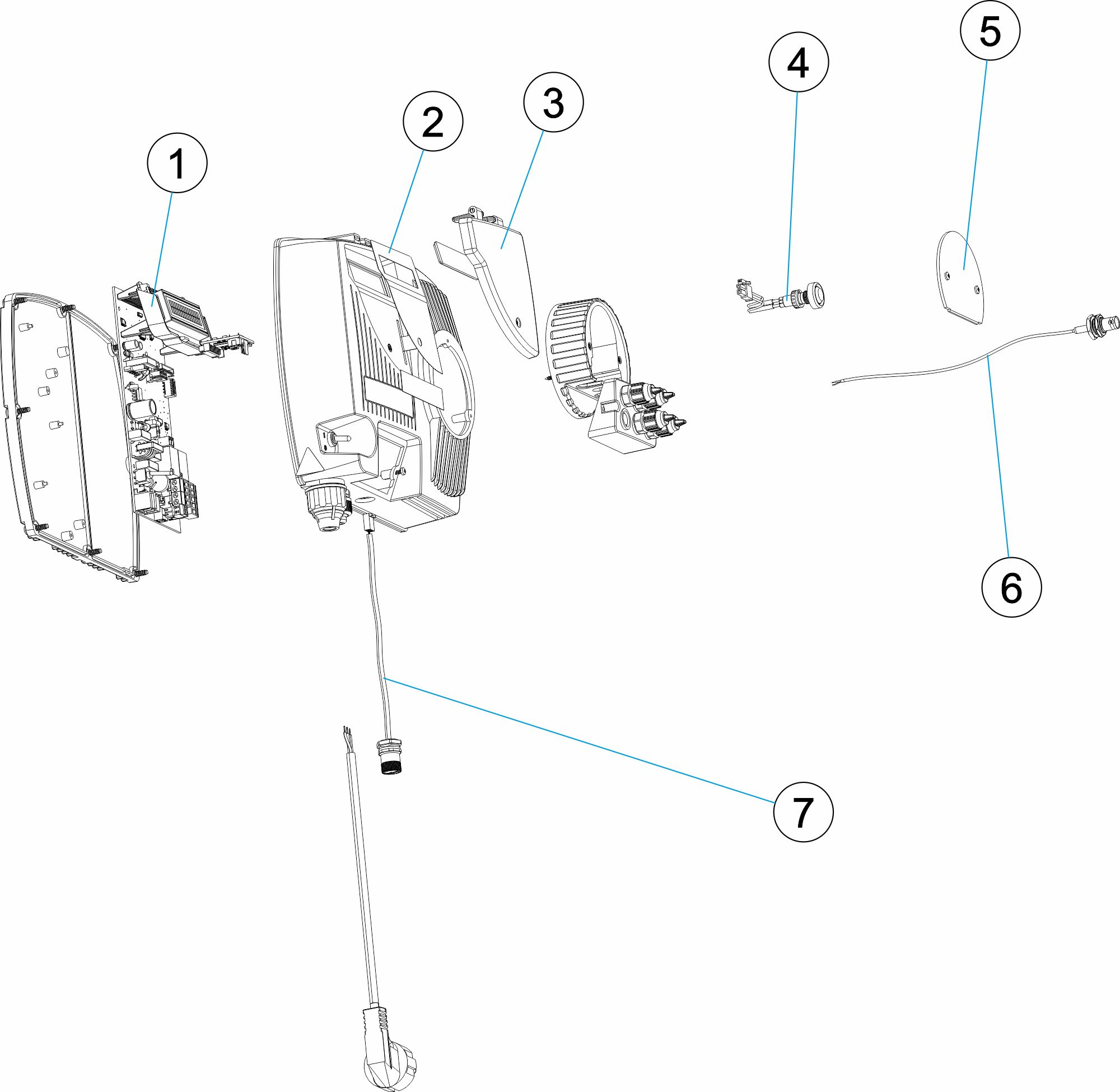 Pièces détachées pour Pompe doseuse REDOX BASIC EV