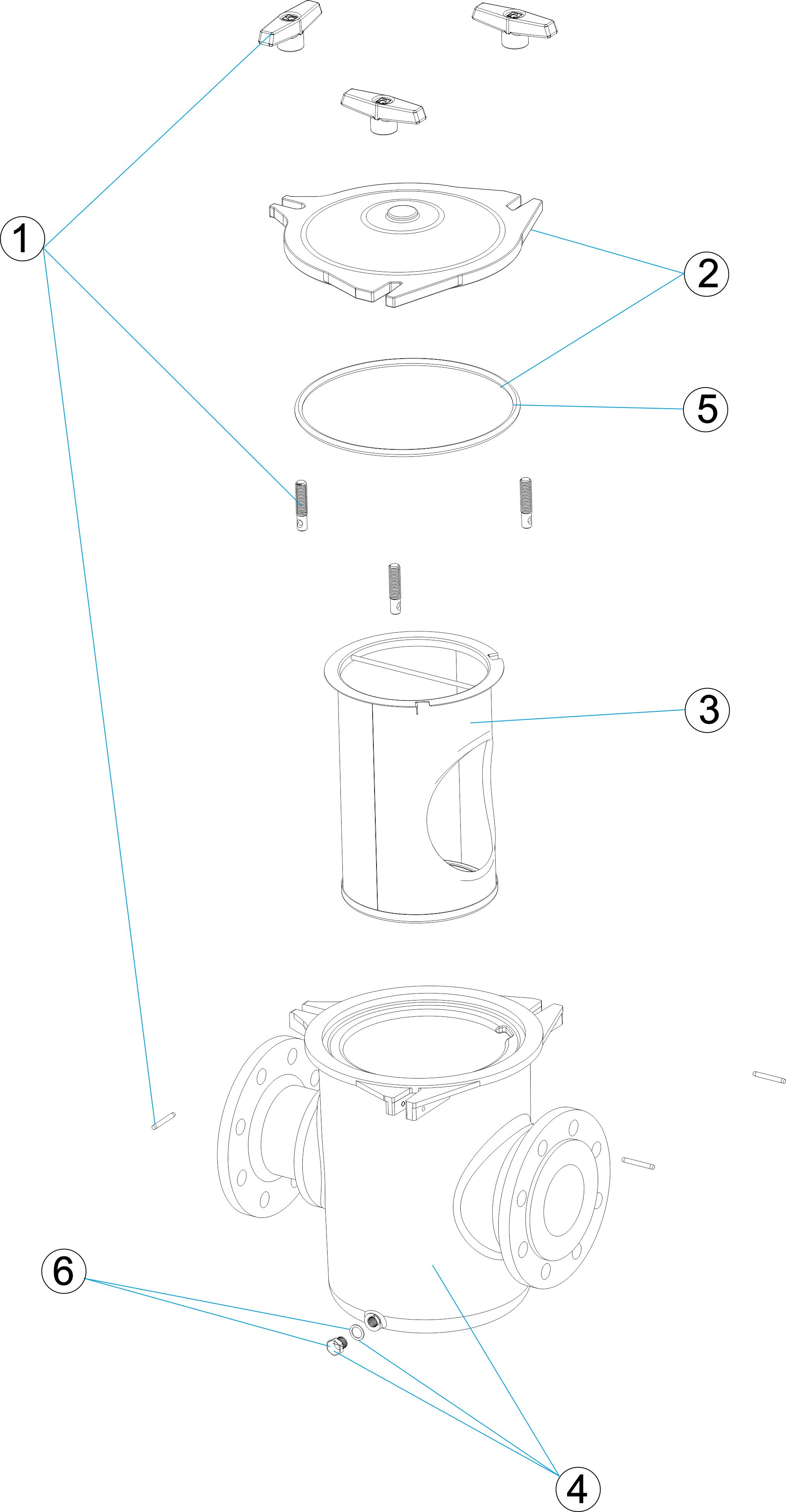 Pièces détachées pour Préfiltre ASTRAL 11L