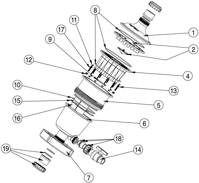 Pièces détachées pour Préfiltre Multicyclone MC12-16