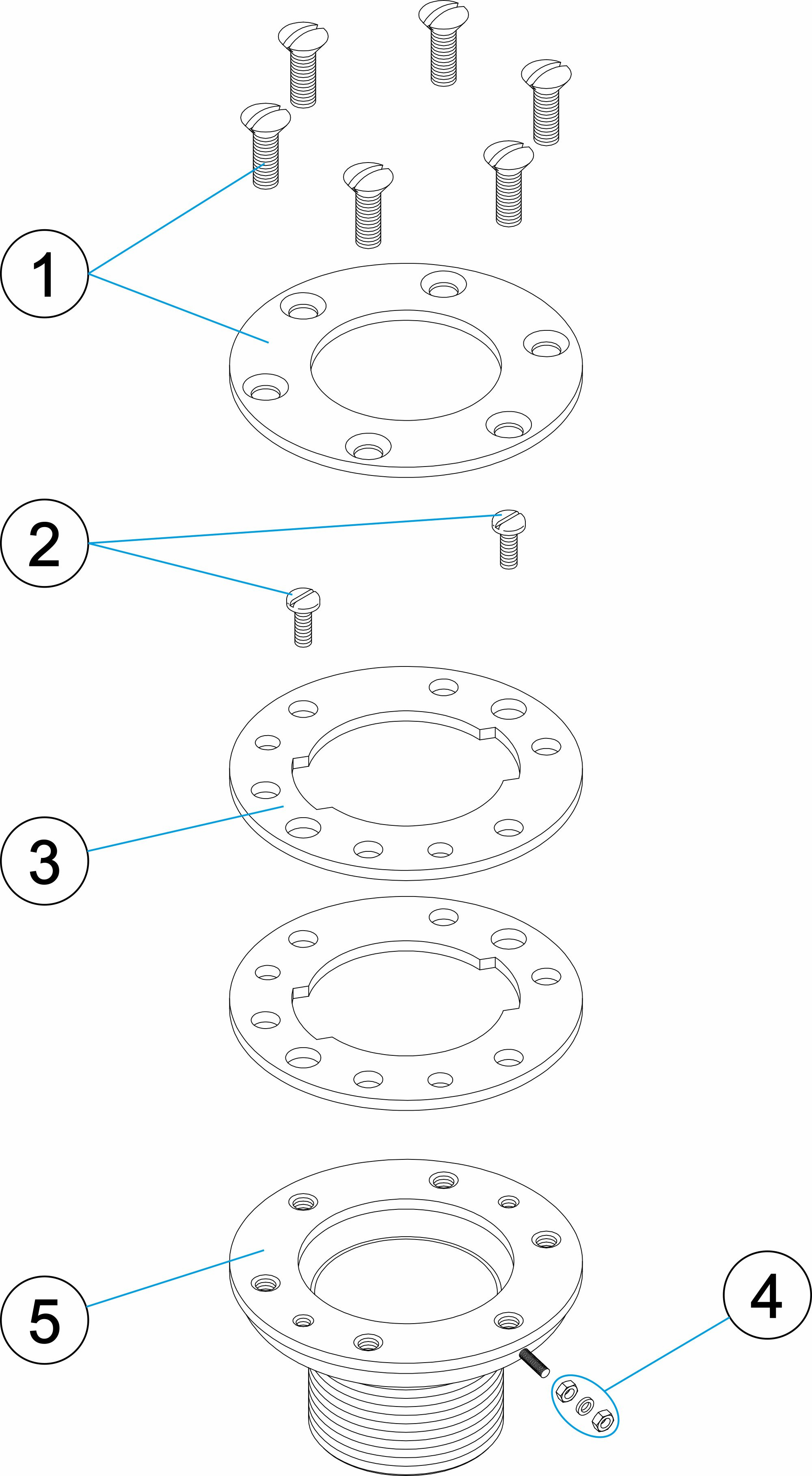 Pièces détachées pour Prise balai inox LINER