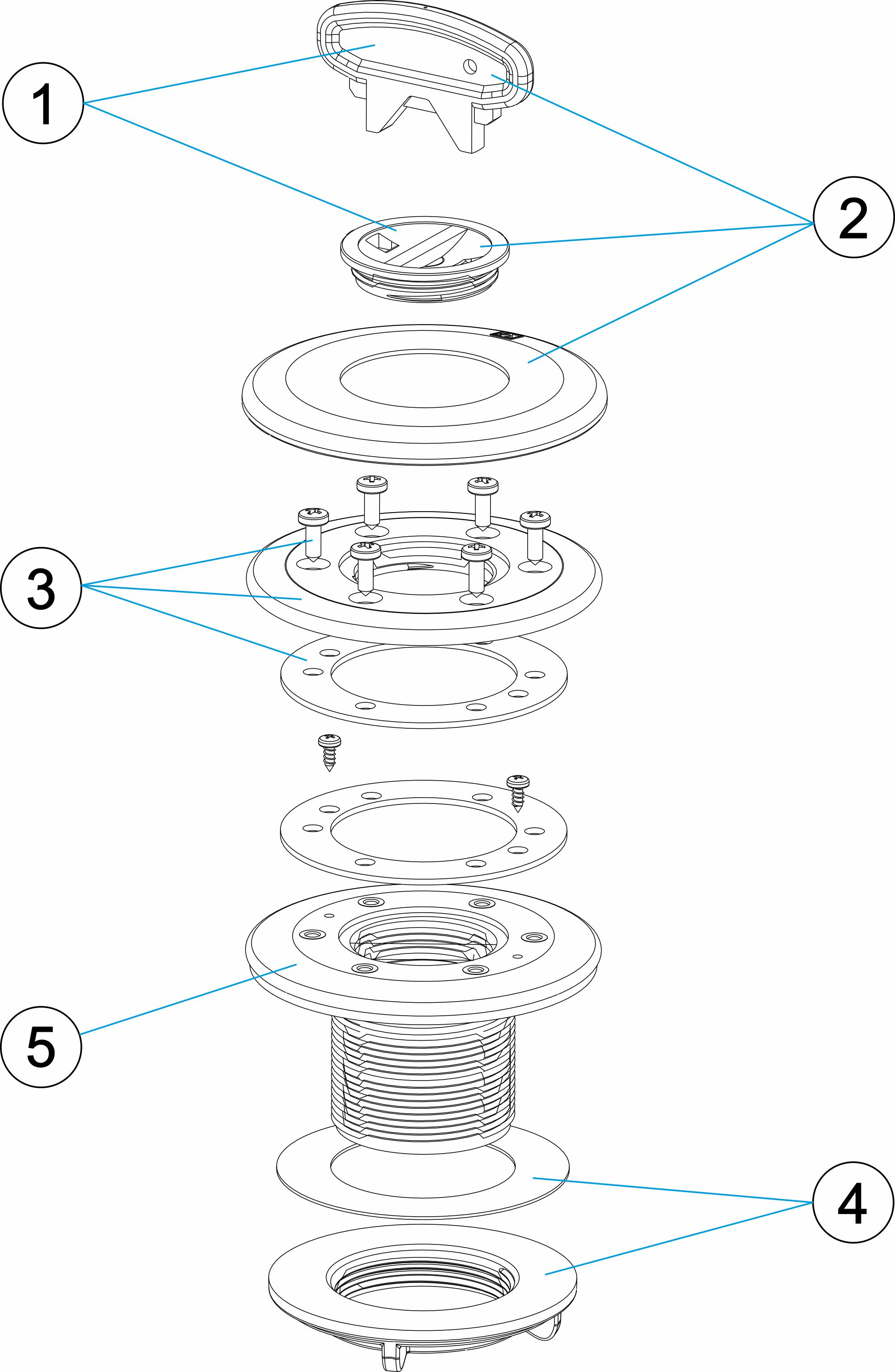 Pièces détachées pour Prise balai/refoulement LINER