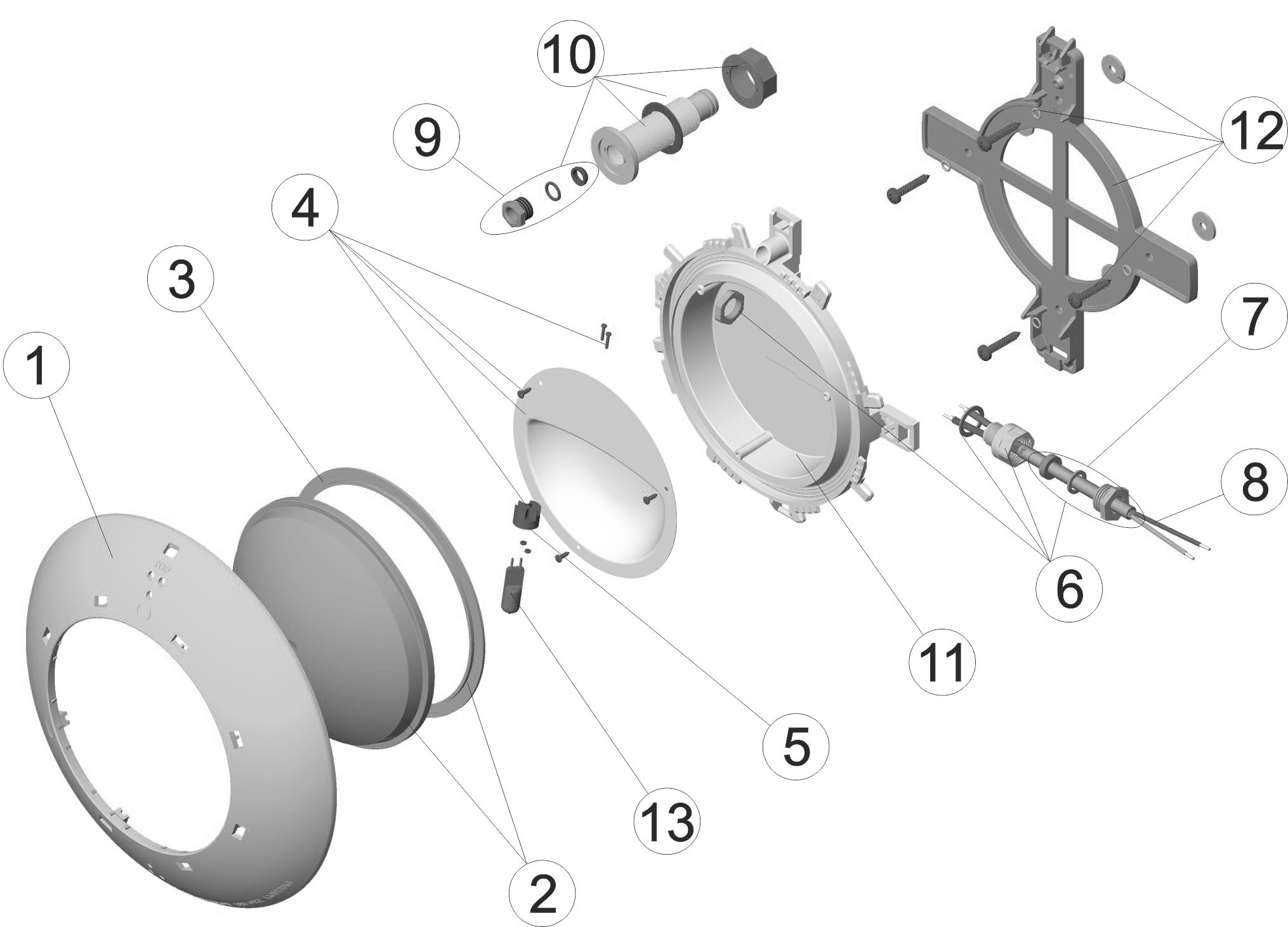 Pièces détachées pour Projecteur EXTRAPLAT BOIS