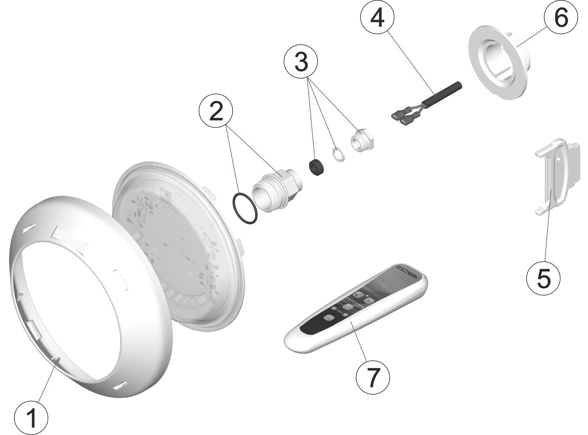 Pièces détachées pour Projecteur LUMIPLUS RAPID V1