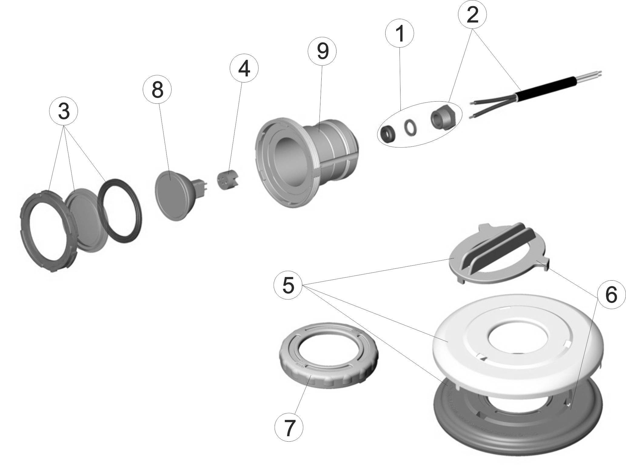 Pièces détachées pour Projecteur MINI DICHROÏQUE
